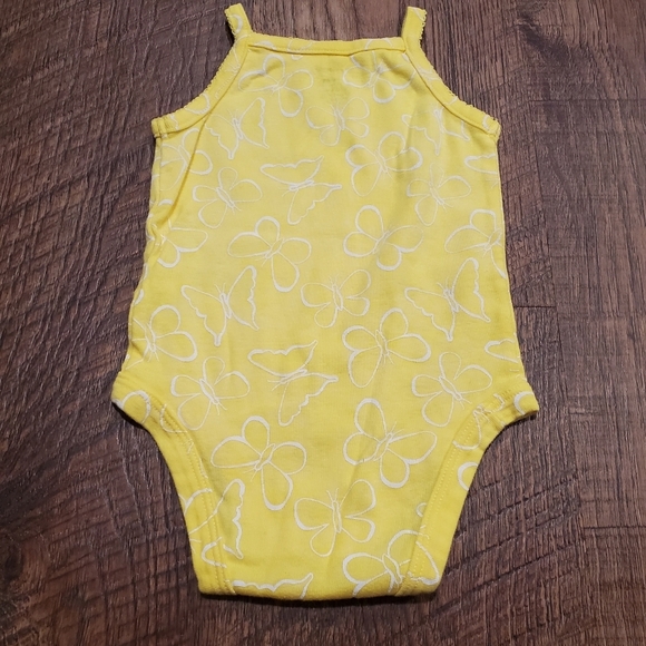 Carters 4 Baby Girl Cotton Bodysuit Polka Dot White Blue Purple Yellow Casual 6M - Picture 11 of 11